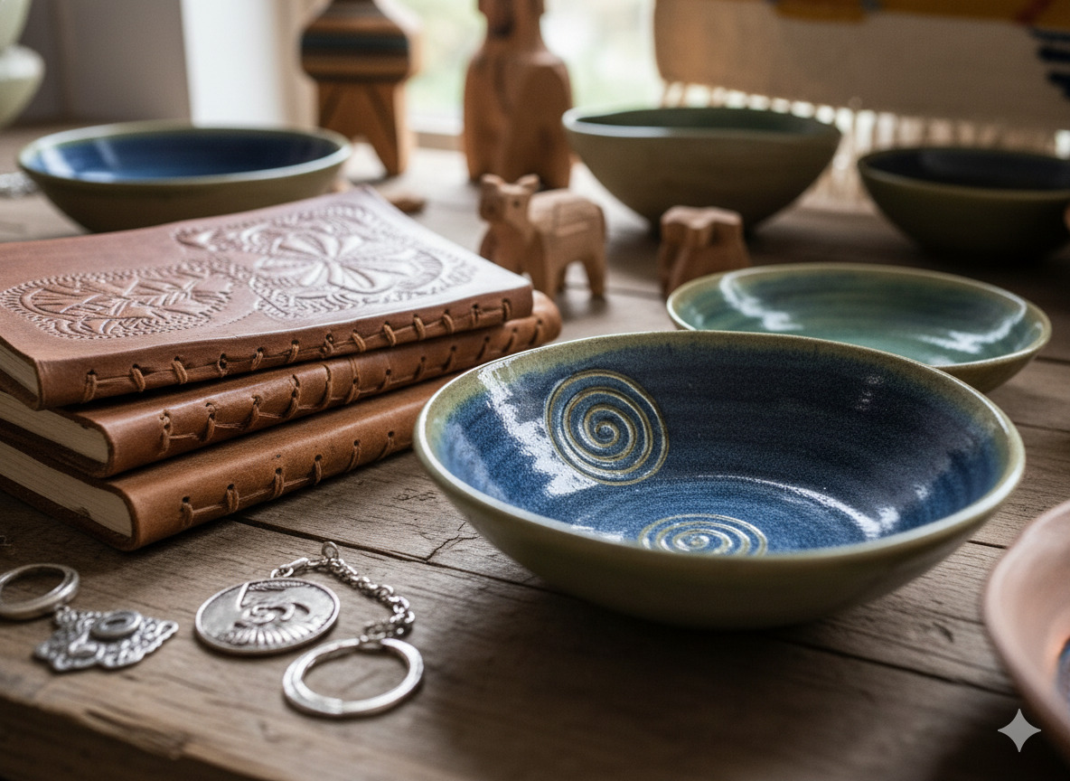 Textuur van handwerk